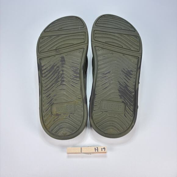 Reef Oasis Slide Olive Marble Camo Lightweight Comfort Slip On Men's Size 10 - Picture 8 of 8